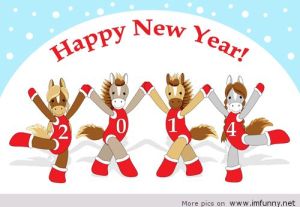 พื้นหลัง-สวัสดีปีใหม่-happy-new-year-2014-การ์ตูนม้า